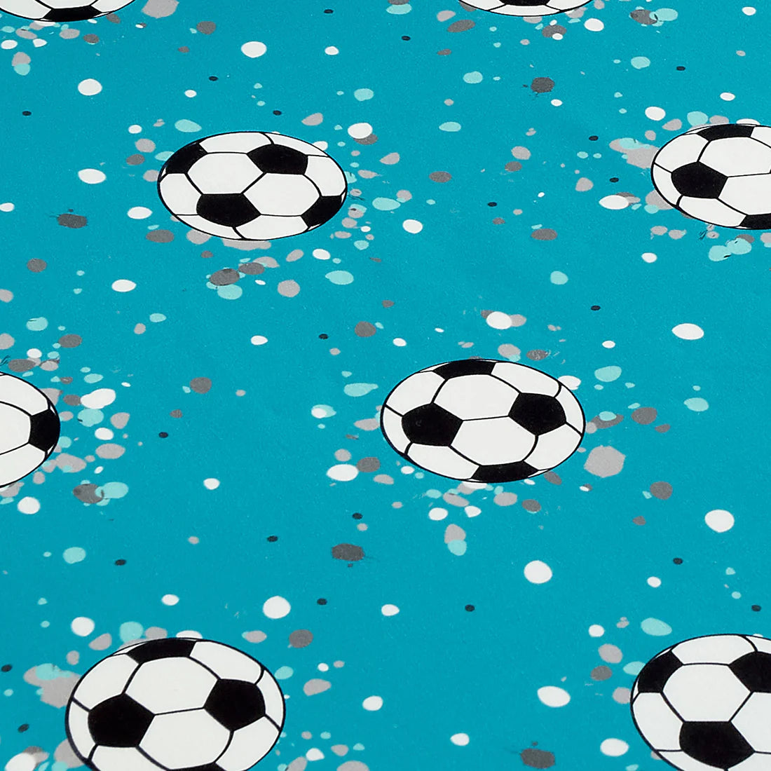 Bedlam Goal Football Duvet Cover Set Grey Kids Football Bedding
