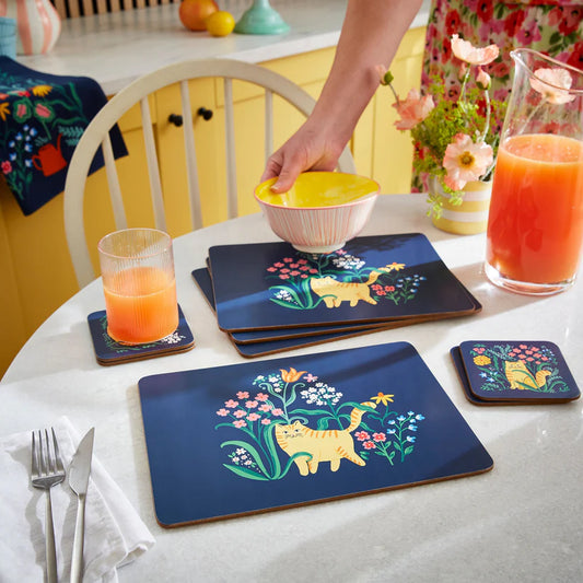 Marmalade Meadow Cat Kitchen Range – Tea Towels, Oven Gloves & More
