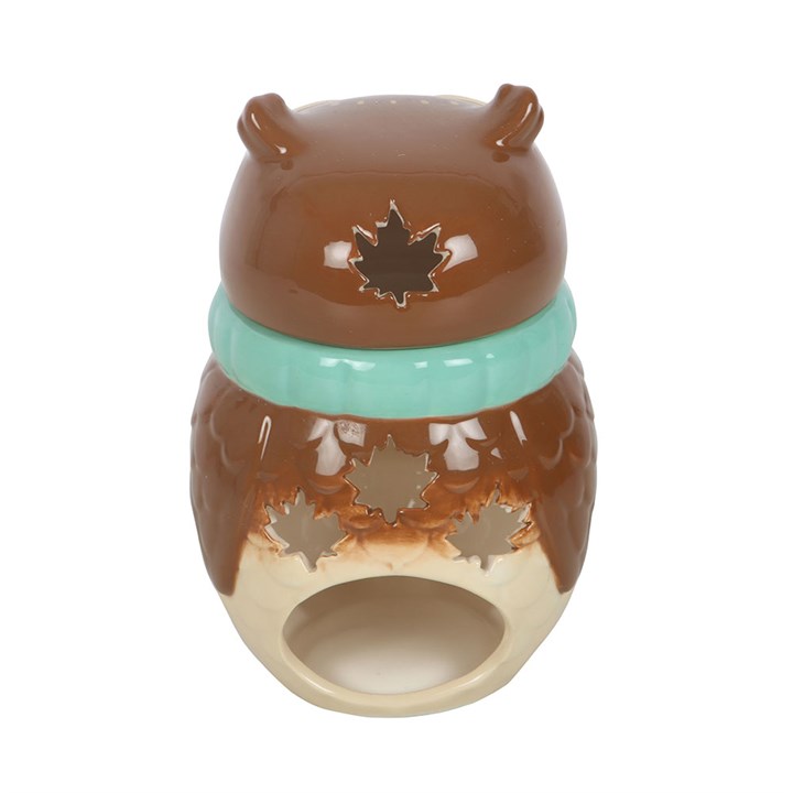 Oliver Owl ceramic oil burner for fragrance oils and woodland-inspired home décor