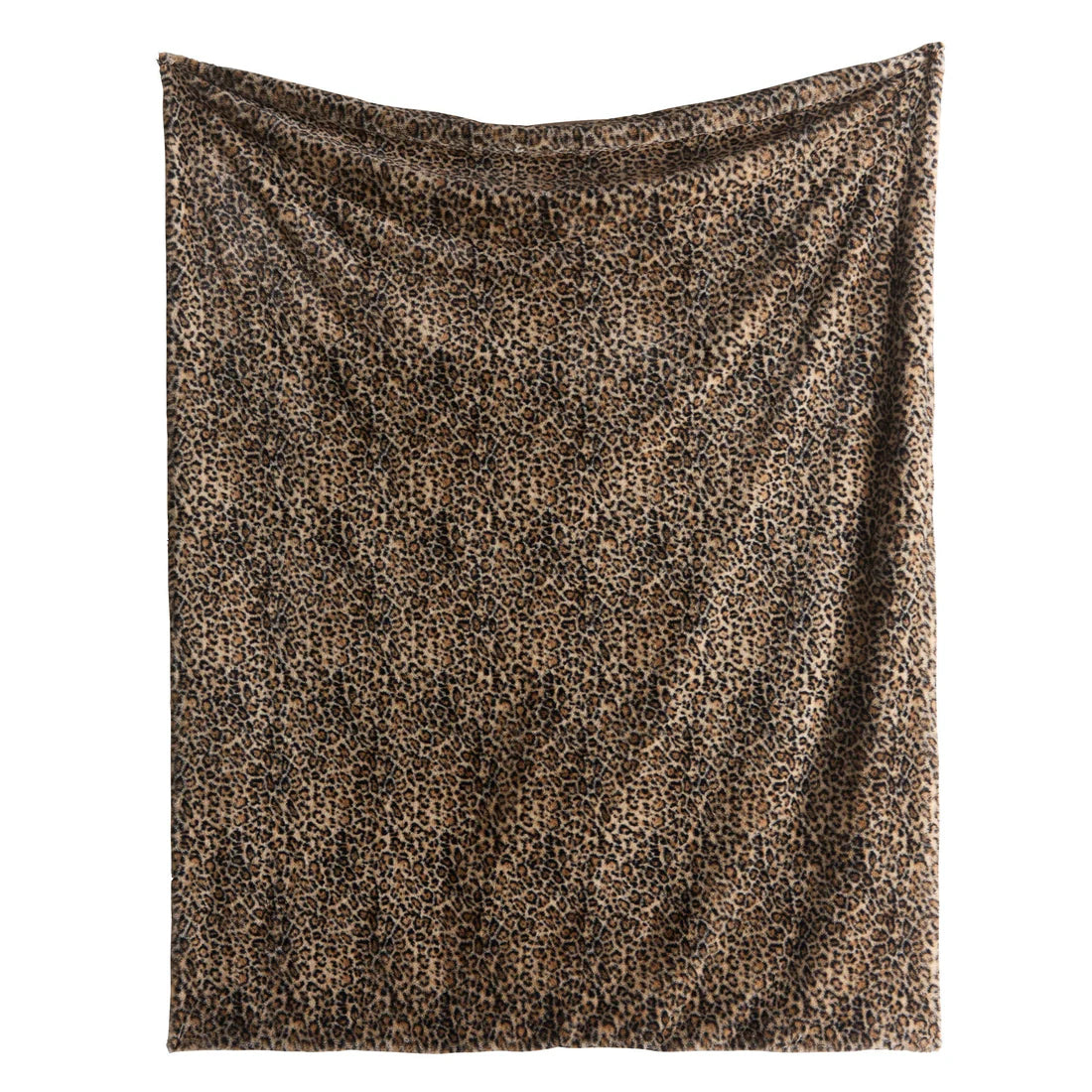 Fusion Leopard Print Fleece Throw Natural 150 x 200cm