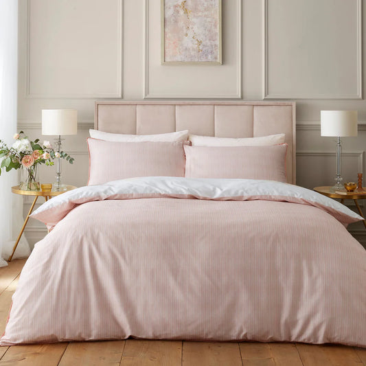 Mia Floral Blooms Cotton Duvet Cover Set – Natural Reversible Luxury Bedding