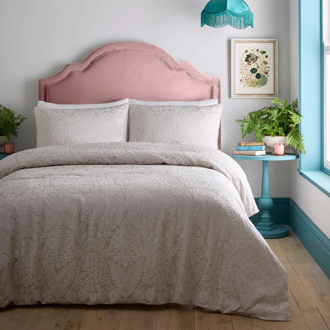 Appletree Toria Duvet Cover Set – Stone