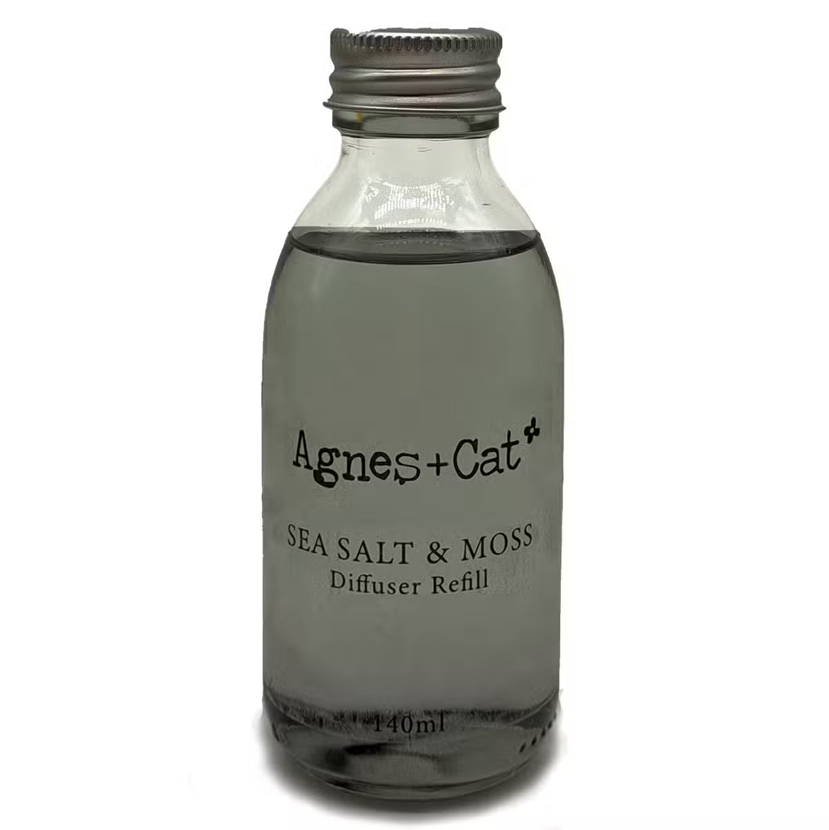 Agnes and Cat Sea Salt and Moss reed diffuser refill with coastal-inspired home fragrance