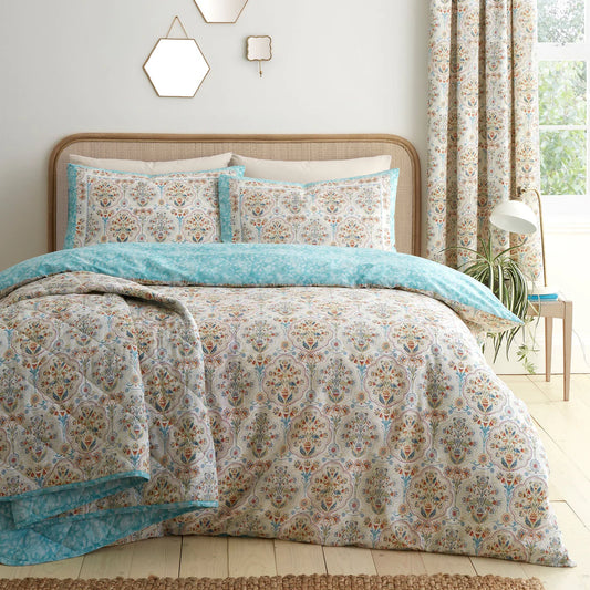Dreams & Drapes Edena Bedroom collection - duvet cover set, bedspread and curtains