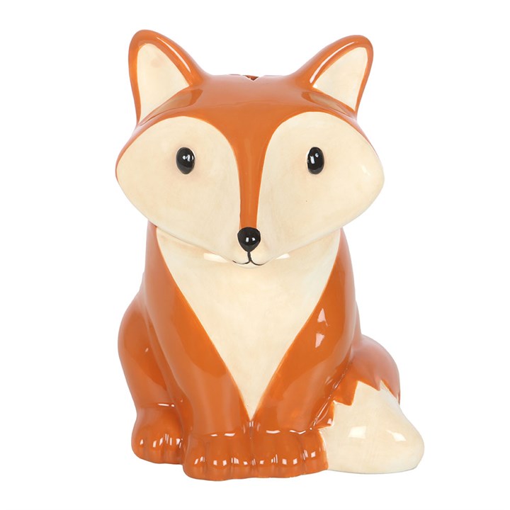 Fox ceramic oil burner and wax warmer for wax melts and fragrance oils