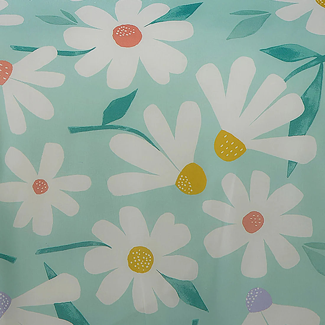 Fusion Daisy duvet cover set with playful floral reversible bedding in duck egg tones