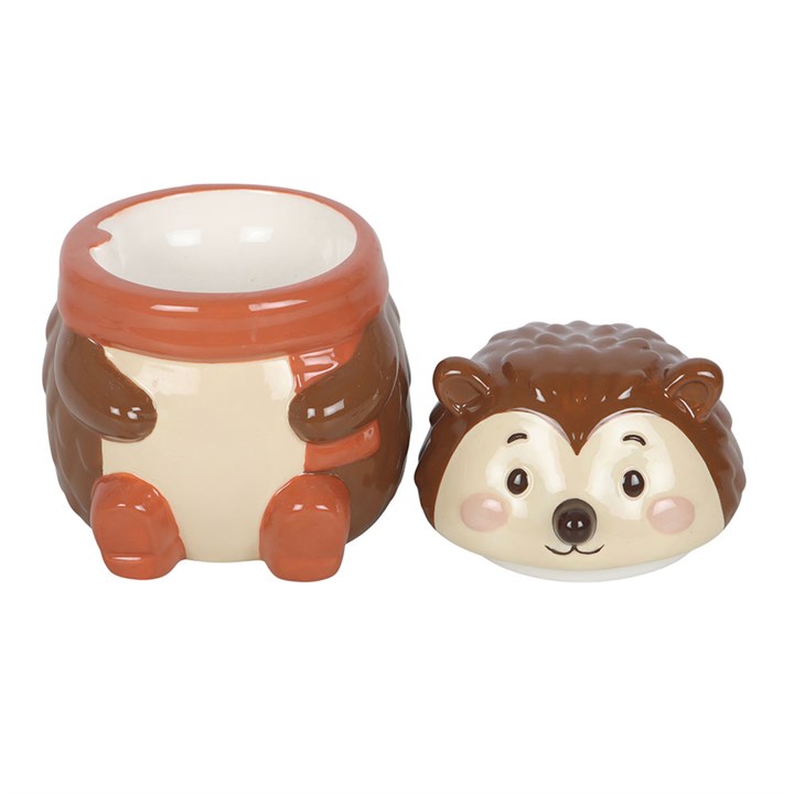 Hazel Hedgehog ceramic oil burner for fragrance oils and woodland-inspired home décor