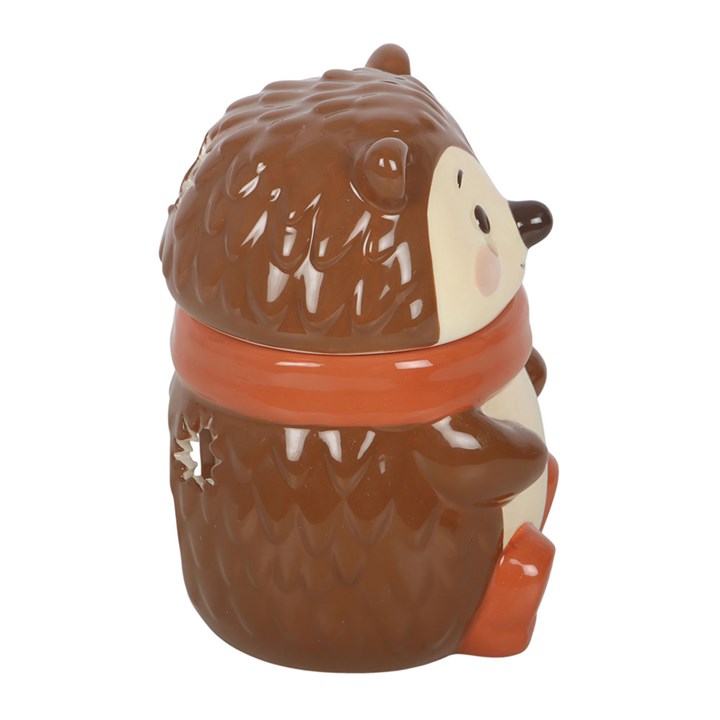 Hazel Hedgehog ceramic oil burner for fragrance oils and woodland-inspired home décor